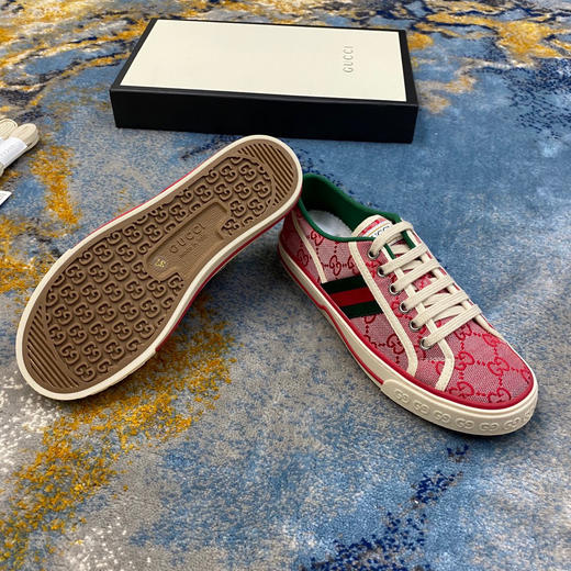 Gucci1977帆布鞋-深粉色 商品图4