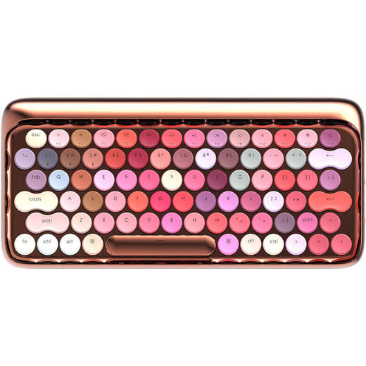 已下架【100代金券】LOFREE/洛斐玫瑰金绽放三件套 颜值控超爱复古打字机蓝牙机械键盘 [福利品] 商品图5