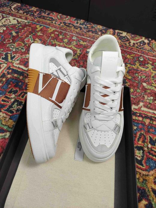 华伦天奴小白鞋-棕带 商品图7