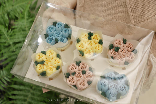 女神节花朵杯子蛋糕礼盒 商品图0