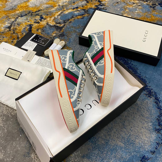 Gucci1977帆布鞋-浅蓝色 商品图3