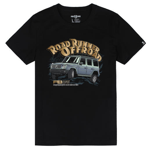 越野e族大G奔驰越野印花图案合体版型夏季短袖T恤青年潮流打底衫NMT-1303 商品图2