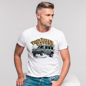 越野e族大G奔驰越野印花图案合体版型夏季短袖T恤青年潮流打底衫NMT-1303