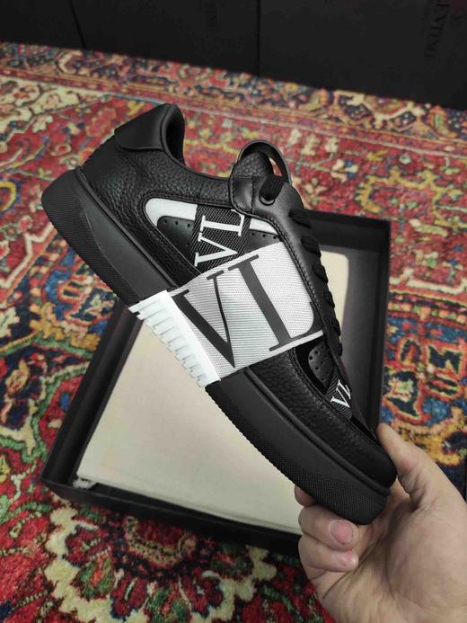 华伦天奴小白鞋-黑白 商品图2