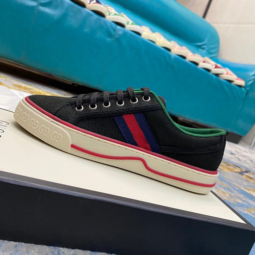Gucci1977帆布鞋-黑色 商品图4