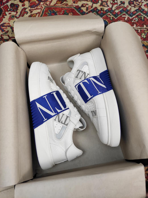 华伦天奴小白鞋-蓝带 商品图8