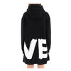 BURBERRY 巴宝莉 女士 Love 印花棉质宽松连帽卫衣 黑色 8037670 A1189 商品缩略图3