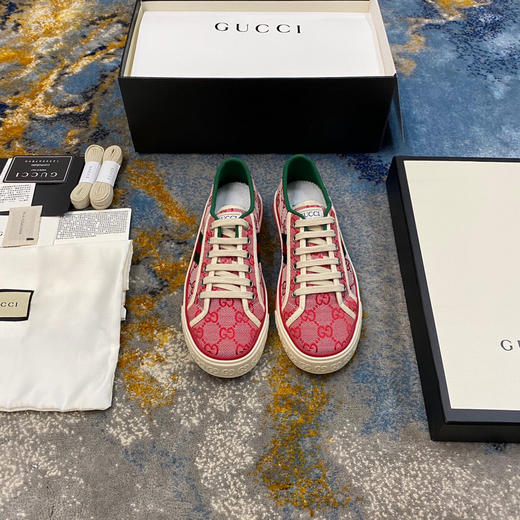 Gucci1977帆布鞋-深粉色 商品图6