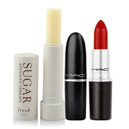  专柜  Fresh/馥蕾诗橙糖丰盈臻润护唇膏+mac魅可小辣椒/646/see sheer/mocha多色可以选 商品图0