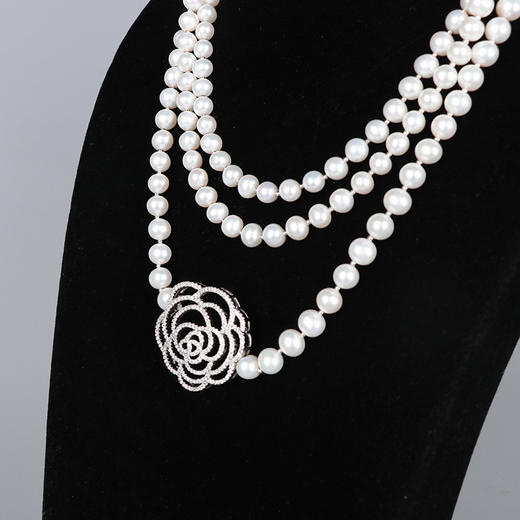 珍珠长项链两圈 商品图2