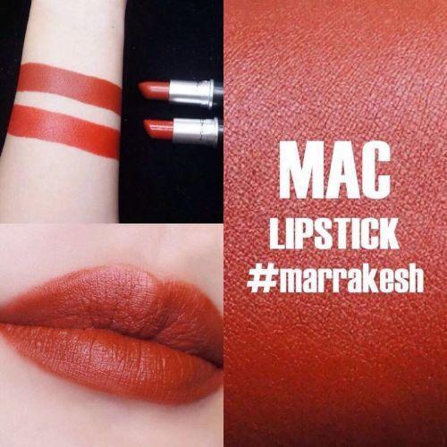 专柜  M.A.C/魅可柔感哑光唇膏01chili小辣椒/ruby woo/lady bug/646/108牛血色多色可以选 膏体气孔，蹭壁都是正常现象 商品图6