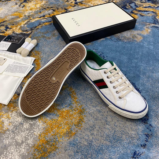 Gucci1977帆布鞋-白色 商品图5