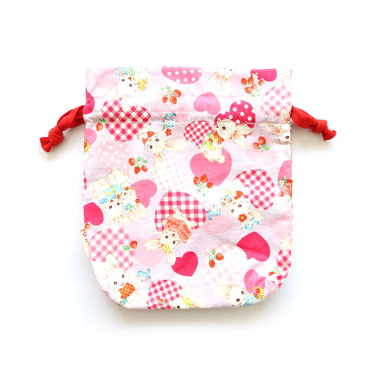 HUJI祤集Bobby收纳袋插画爱心小兔 商品图3