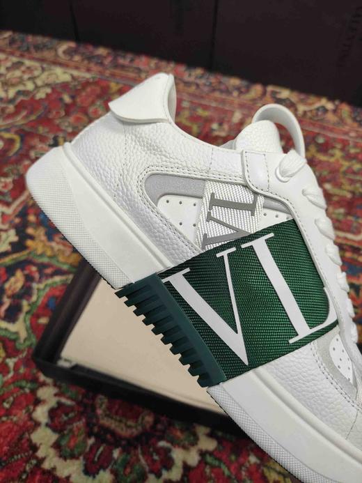 华伦天奴小白鞋-绿带 商品图7