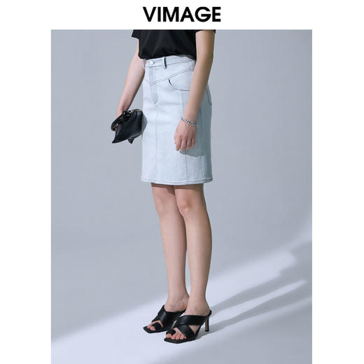 VIMAGE纬漫纪V1506107半裙 商品图5