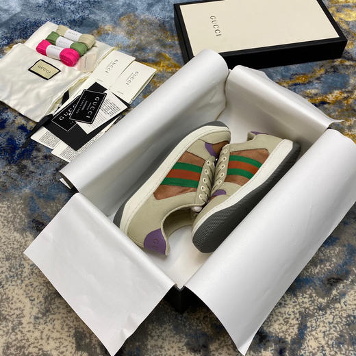 Gucci小脏鞋-杏紫色 商品图3