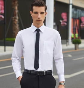 衬衣纯棉长袖男女