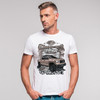 越野e族丰田TUNDRA越野车男士青少年短袖T恤夏季新款黑白潮流体恤NMT-1307 商品缩略图0