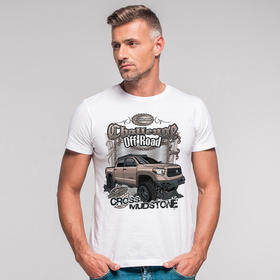 越野e族丰田TUNDRA越野车男士青少年短袖T恤夏季新款黑白潮流体恤NMT-1307