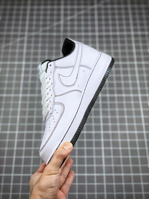 【耐克】白黑缝线空军一号 商品图5