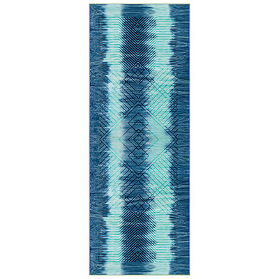 HWT便携瑜伽铺巾女吸汗防滑硅胶垫布瑜伽垫机洗毯 商品图11