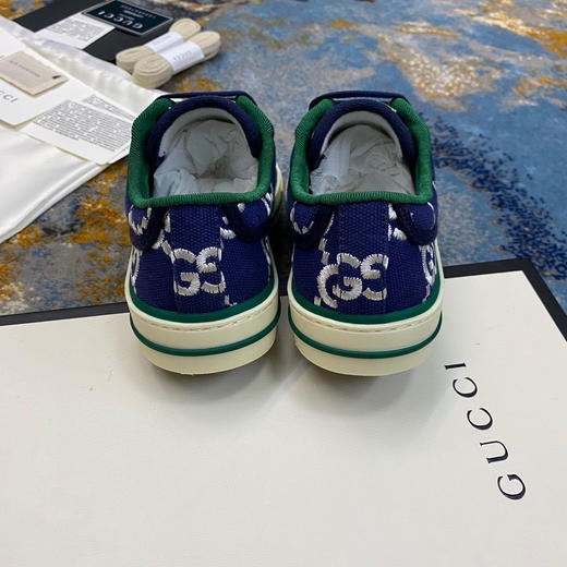 Gucci1977帆布鞋-蓝色 商品图6