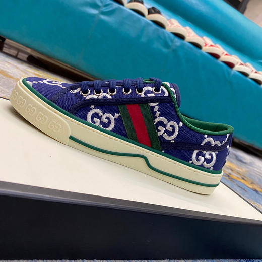 Gucci1977帆布鞋-蓝色 商品图5