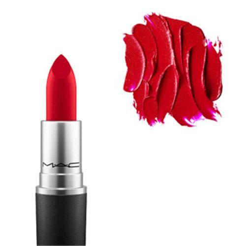 专柜  M.A.C/魅可柔感哑光唇膏01chili小辣椒/ruby woo/lady bug/646/108牛血色多色可以选 膏体气孔，蹭壁都是正常现象 商品图11