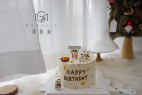 举手猫主题蛋糕