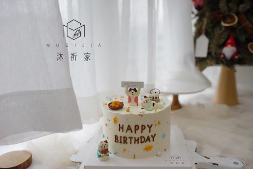 举手猫主题蛋糕 商品图0
