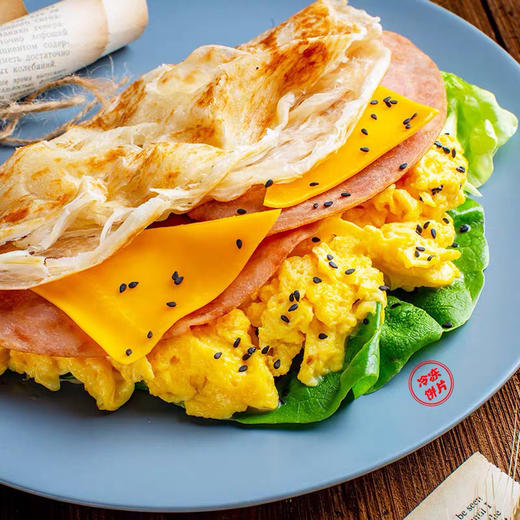 【粮全其美手抓饼】80g*8片/袋，不抹油不解冻，直接加热即可 商品图2