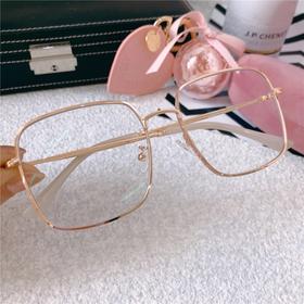 闪耀少女潮流方框【送】防辐射镜片 框架眼镜