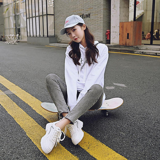 safiya索菲娅百搭青春休闲小白鞋2020热销SF03112404 商品图6