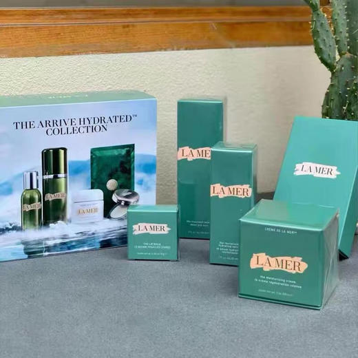 LA MER海蓝之谜-新春五件套-抗衰老套装-面霜60ml眼霜15ml焕肤精华13ml精华露30ml面膜6片-会员6折 商品图1