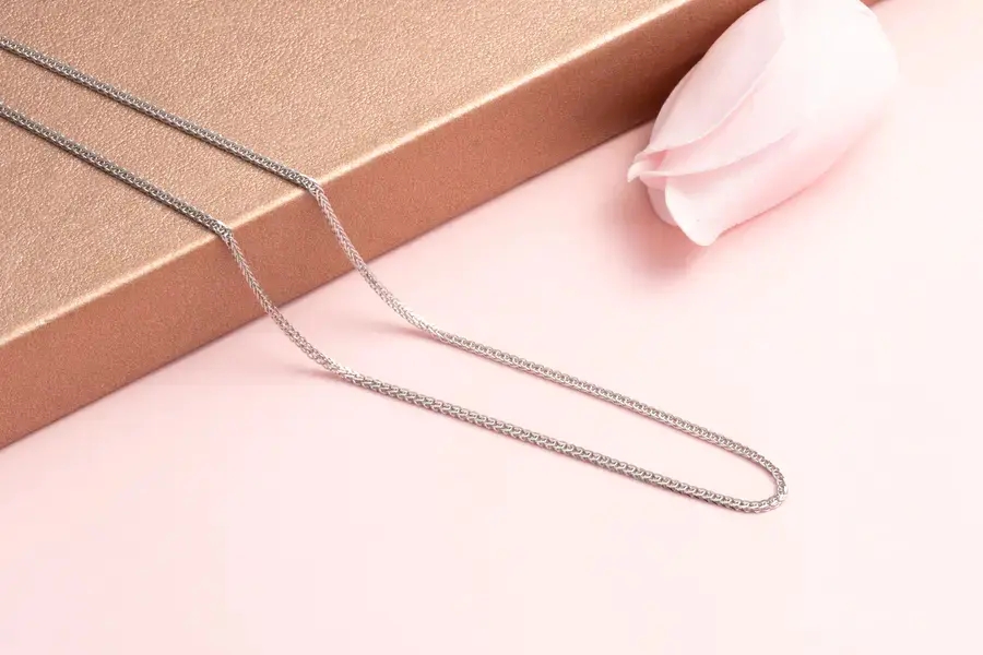 【宏艺珠宝】素链·银s925项链Hff