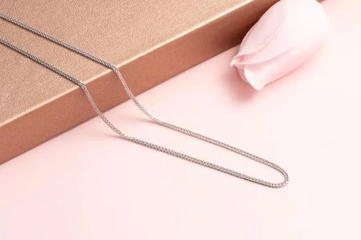 【宏艺珠宝】素链·银s925项链Hff 商品图0