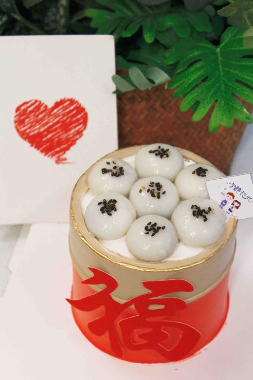 黑芝麻汤圆蛋糕 提前一天预定下单前请仔细阅读商品详情 商品图1