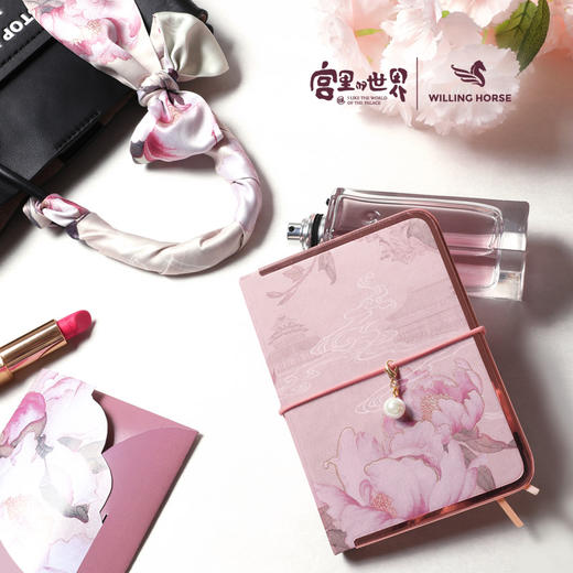 【宫里手账丝巾礼盒】郎世宁花鸟系列礼盒 商品图3