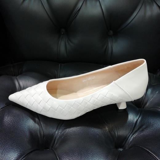 lfgj jeans BJ604 羊皮编制时尚跟鞋 商品图1