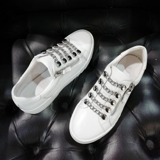 LFGJ 0507设计师款链条小白鞋 商品图5