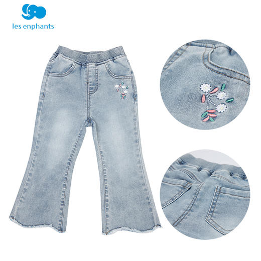 丽婴房-童衣类（春）E1长裤\吊带裤深蓝\藏青 商品图3