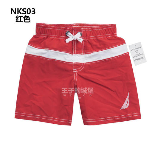 帆船系列 男童 童裤 帆船标 速干沙滩裤/短裤 NKS03 商品图0