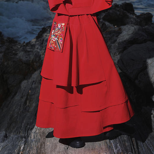 裙埃落定绣花大摆半身裙 | 杨老师同款  | 现货加急发 商品图7