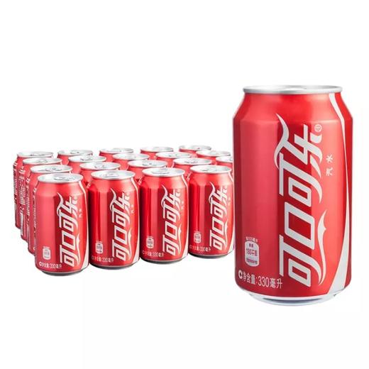 可口可乐碳酸饮料 330ml*24罐 商品图2