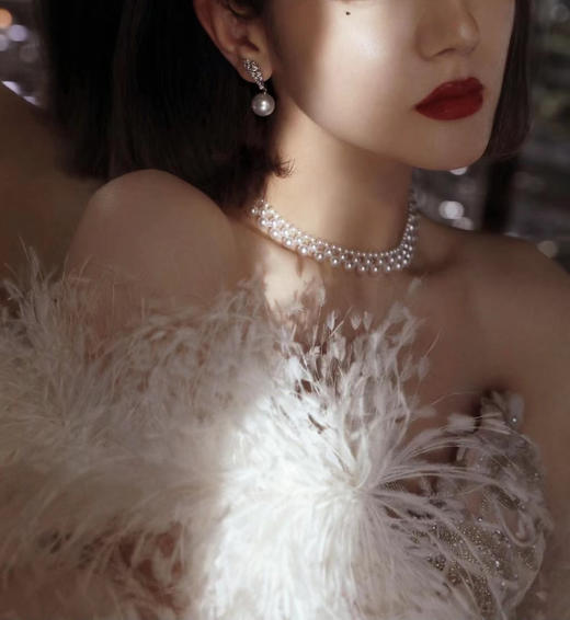 【520】春日浪漫迪丽热巴珍珠项链 商品图1