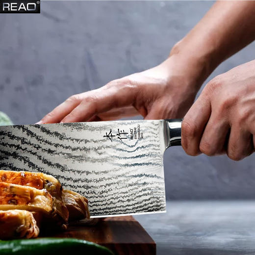 BWER42锐欧本作大马士革切片刀 商品图1