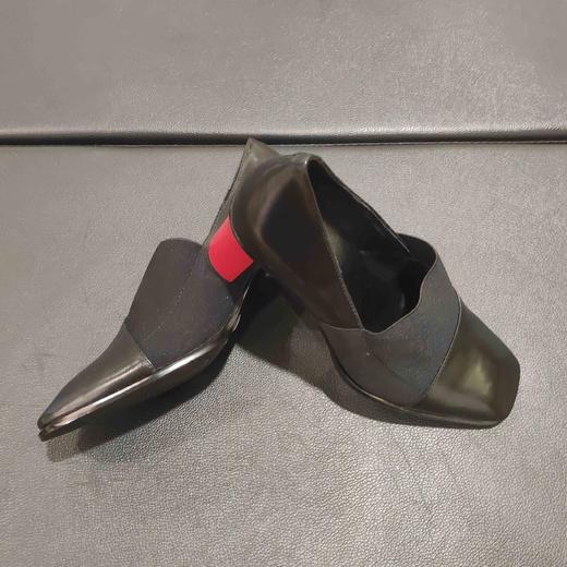 lFGJ 9701小方头高跟牛皮都市潮流女单鞋 商品图2