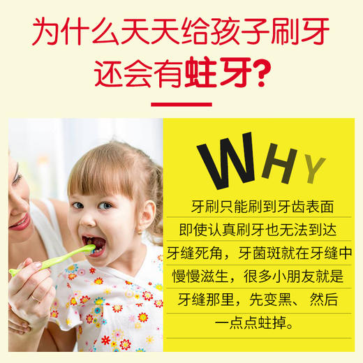 进口3M儿童安全牙线棒38支装 商品图1