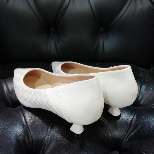 lfgj jeans BJ604 羊皮编制时尚跟鞋 商品图2