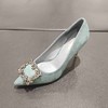 lfgj jeans bc905尖头水钻方扣细跟高跟女鞋 商品缩略图0